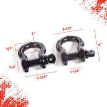 Load image into Gallery viewer, Complete Recovery Kit - 30ft Tow Strap &amp; Shackle Kit